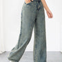 Alwanova Vintage Wide-Leg Denim Jeans