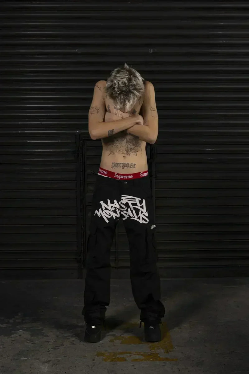 Alwanova Y2K Retro Cargohose