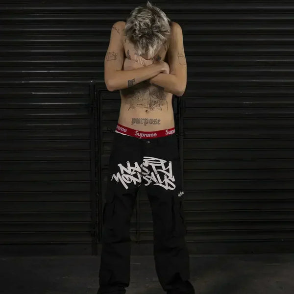 Alwanova Y2K Retro Cargohose