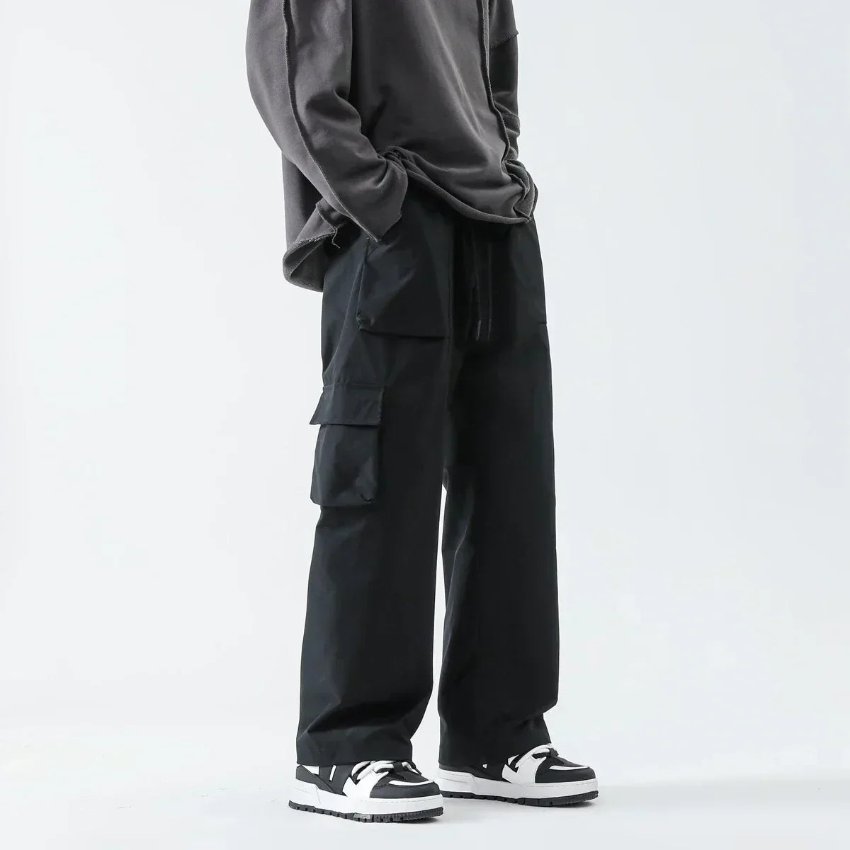 Alwanova Multi-Pocket Streetwear Joggers