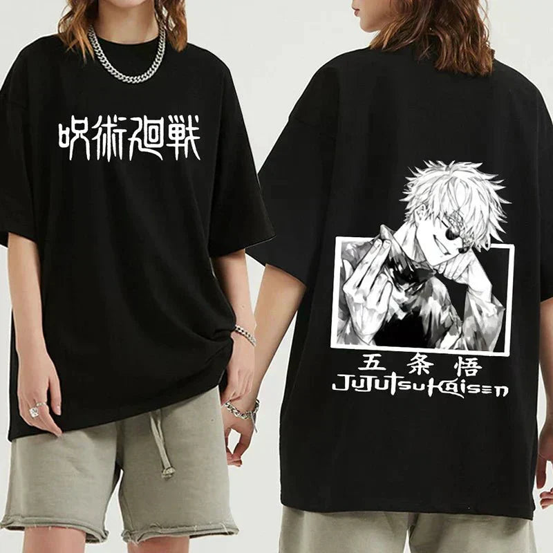 Jujutsu Kaisen Satoru Gojo Print T-shirt - Wichuw